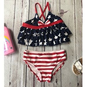 Wonder Kids Stars and Stripes bikini